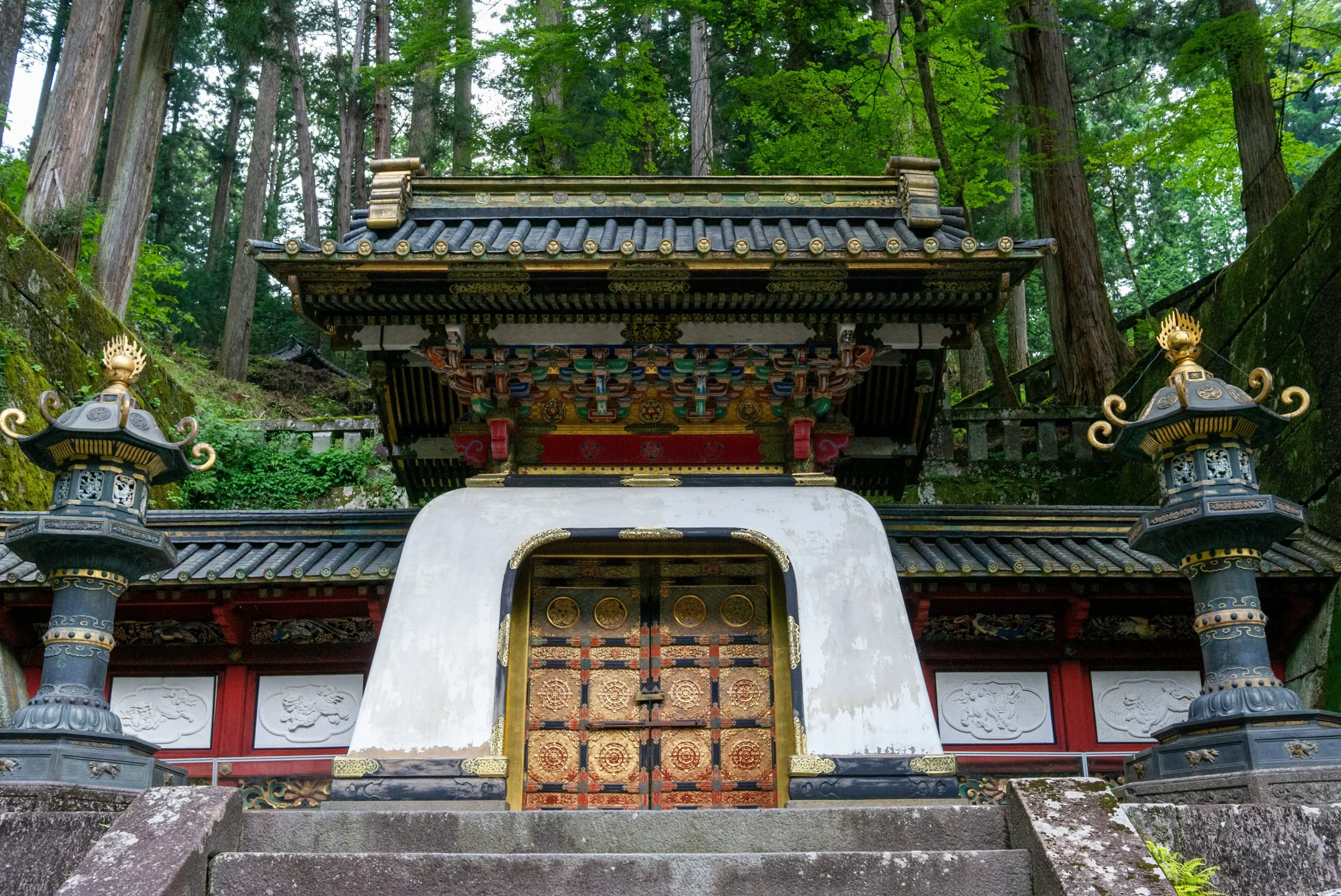 Historic temple entrance in Nikko